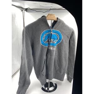 ECKO UNLTD Authentic Classic Hoodie Size XS Full Zip Gray And Blue